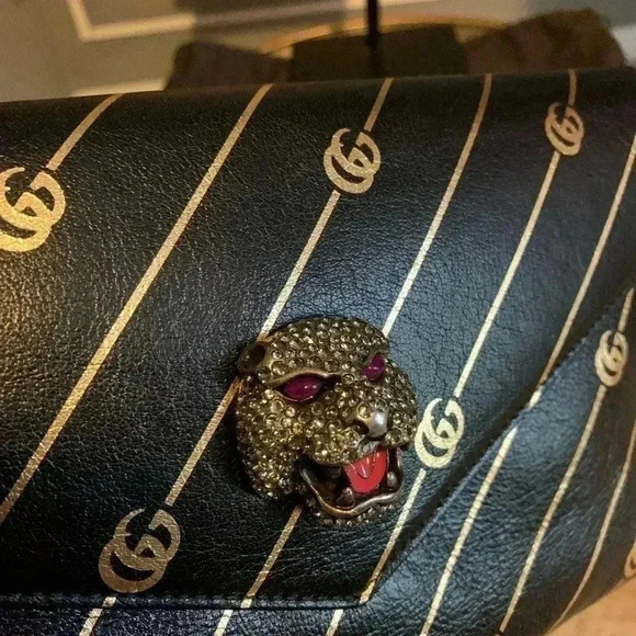 Gucci Double GG Broadway clutch. - Picture 3 of 16